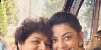 Kajal Aggarwal with mom