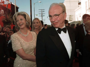 Patricia Booker & Rupert Murdoch