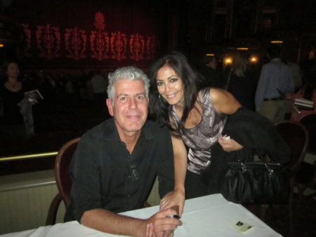 Nancy Putkoski and Anthony Bourdain