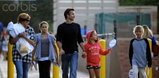 Alexis Kneif with family at a tennis tournament