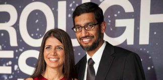 sundar pichai and wife anjali pichai living a low profile life