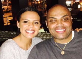 Maureen Blumhardt with Charles Barkley