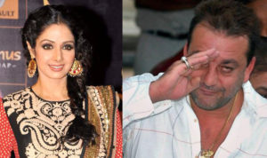 Sridevi and Sanjay Dutt image