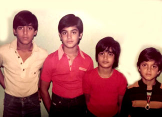 Salman with his brothers an